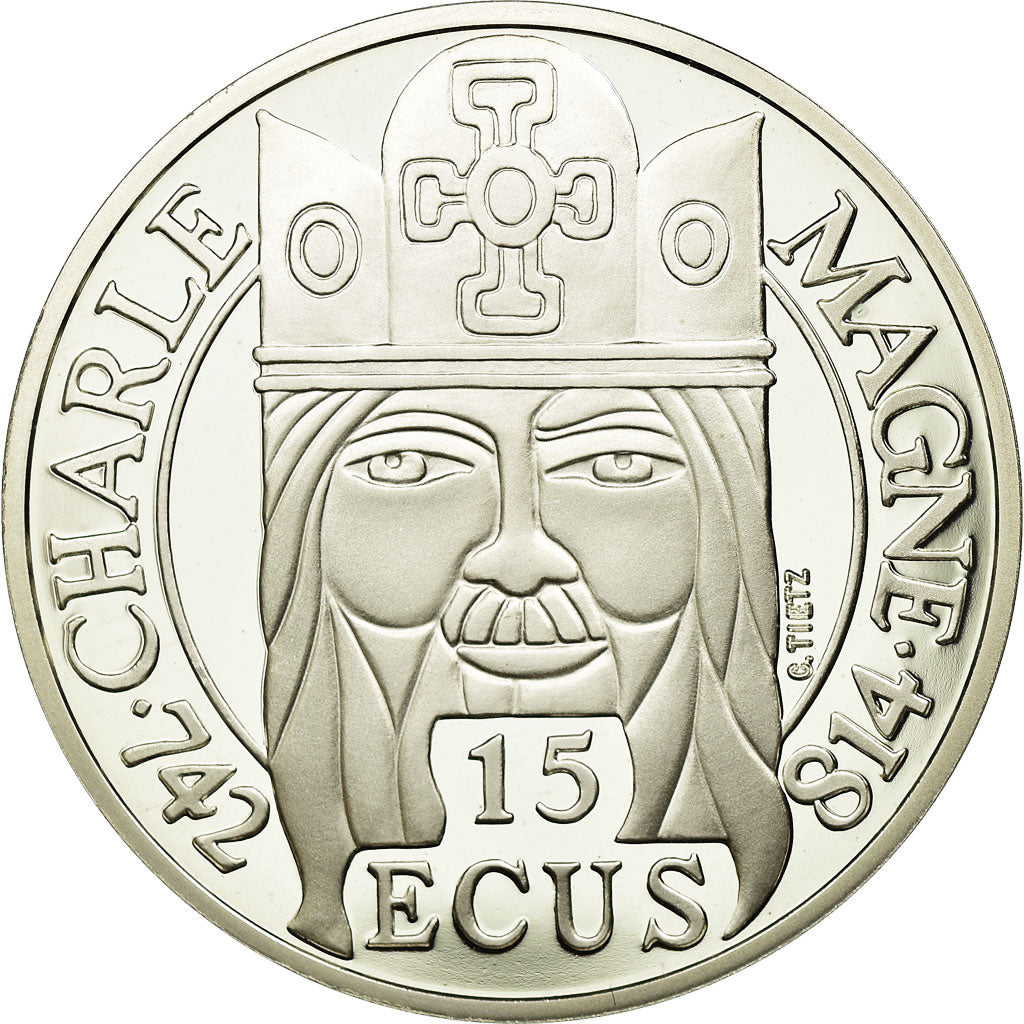 Moneta, Francia, 100 Francs-15 Ecus, 1990, FDC, Argento, KM:989, Gadoury:C5