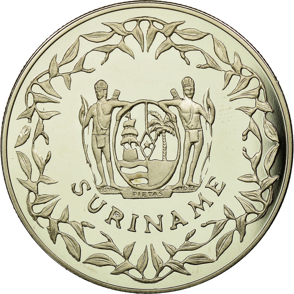 Münze, Surinam, 100 Guilder, 1996, STGL, Copper-nickel, KM:46