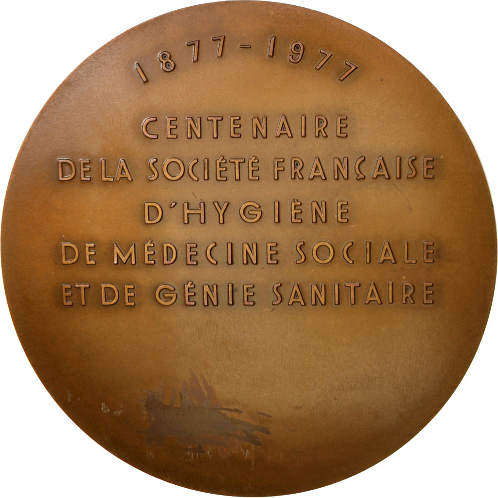 FRANCE, Medicine, French Fifth Republic, Medal, AU(55-58), Bronze, 72, 172.00