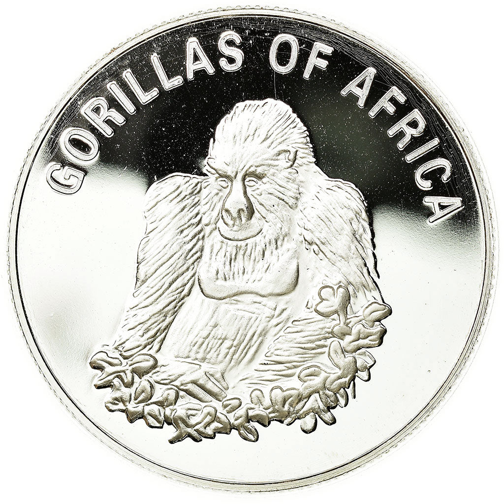 Coin, Uganda, 1000 Shillings, 2003, MS(65-70), Silver Plated Bronze, KM:101