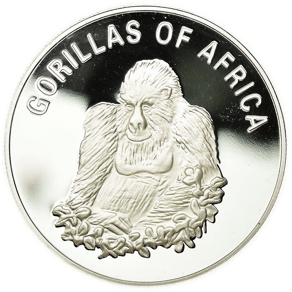 Coin, Uganda, 1000 Shillings, 2003, MS(65-70), Silver Plated Bronze, KM:101