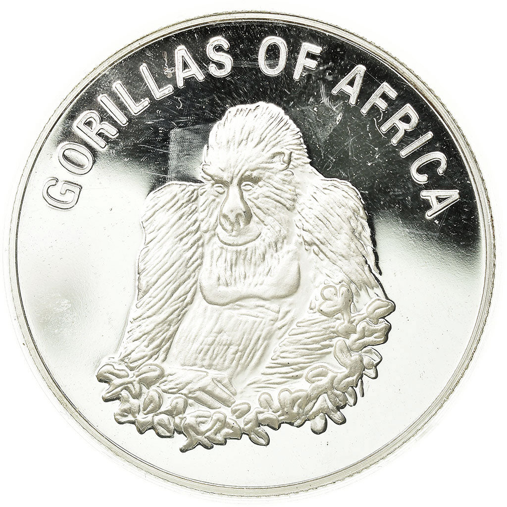 Coin, Uganda, 1000 Shillings, 2003, MS(65-70), Silver Plated Bronze, KM:101