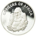 Coin, Uganda, 1000 Shillings, 2003, MS(65-70), Silver Plated Bronze, KM:101