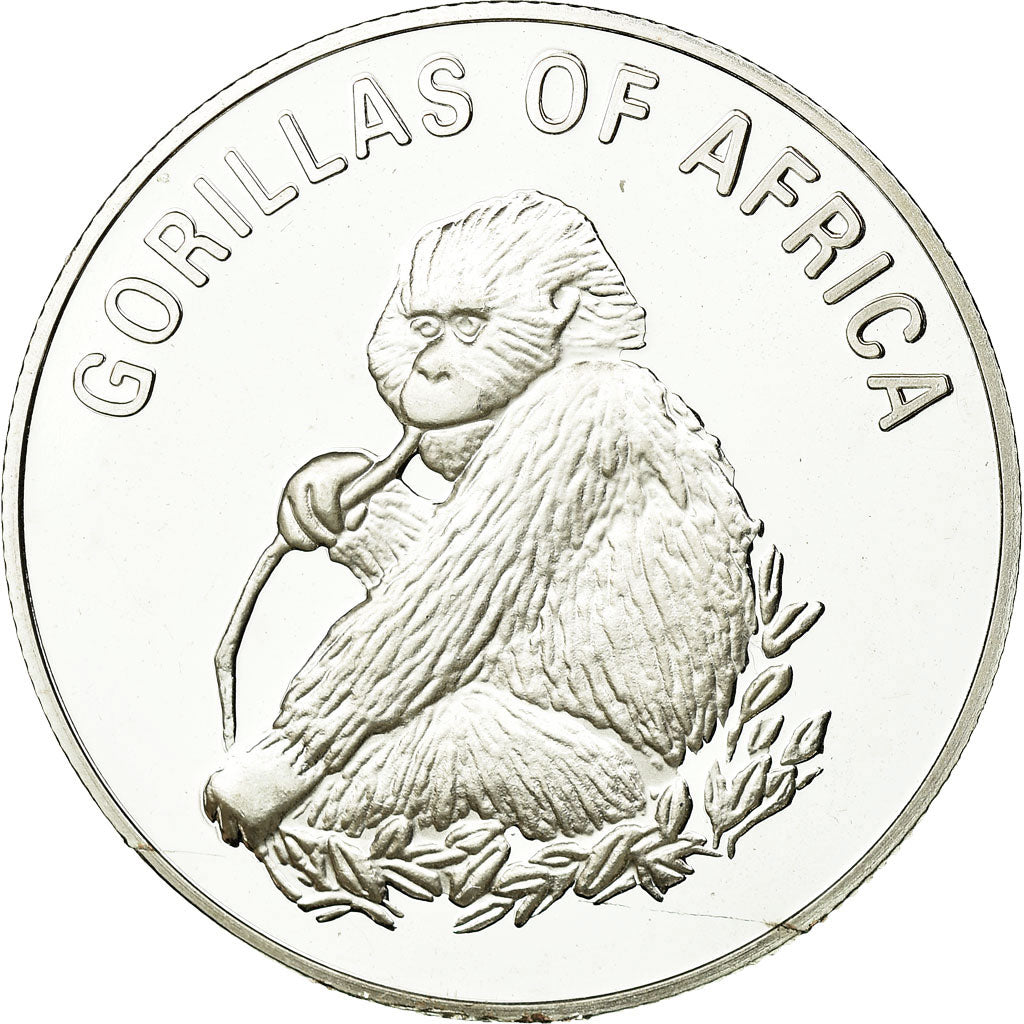 Coin, Uganda, 1000 Shillings, 2003, MS(65-70), Silver Plated Bronze, KM:102