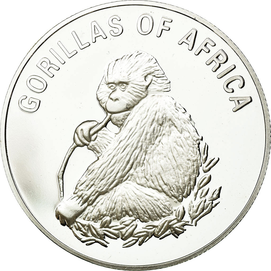Coin, Uganda, 1000 Shillings, 2003, MS(65-70), Silver Plated Bronze, KM:102