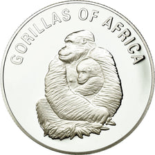 Coin, Uganda, 1000 Shillings, 2003, MS(65-70), Silver Plated Bronze, KM:104