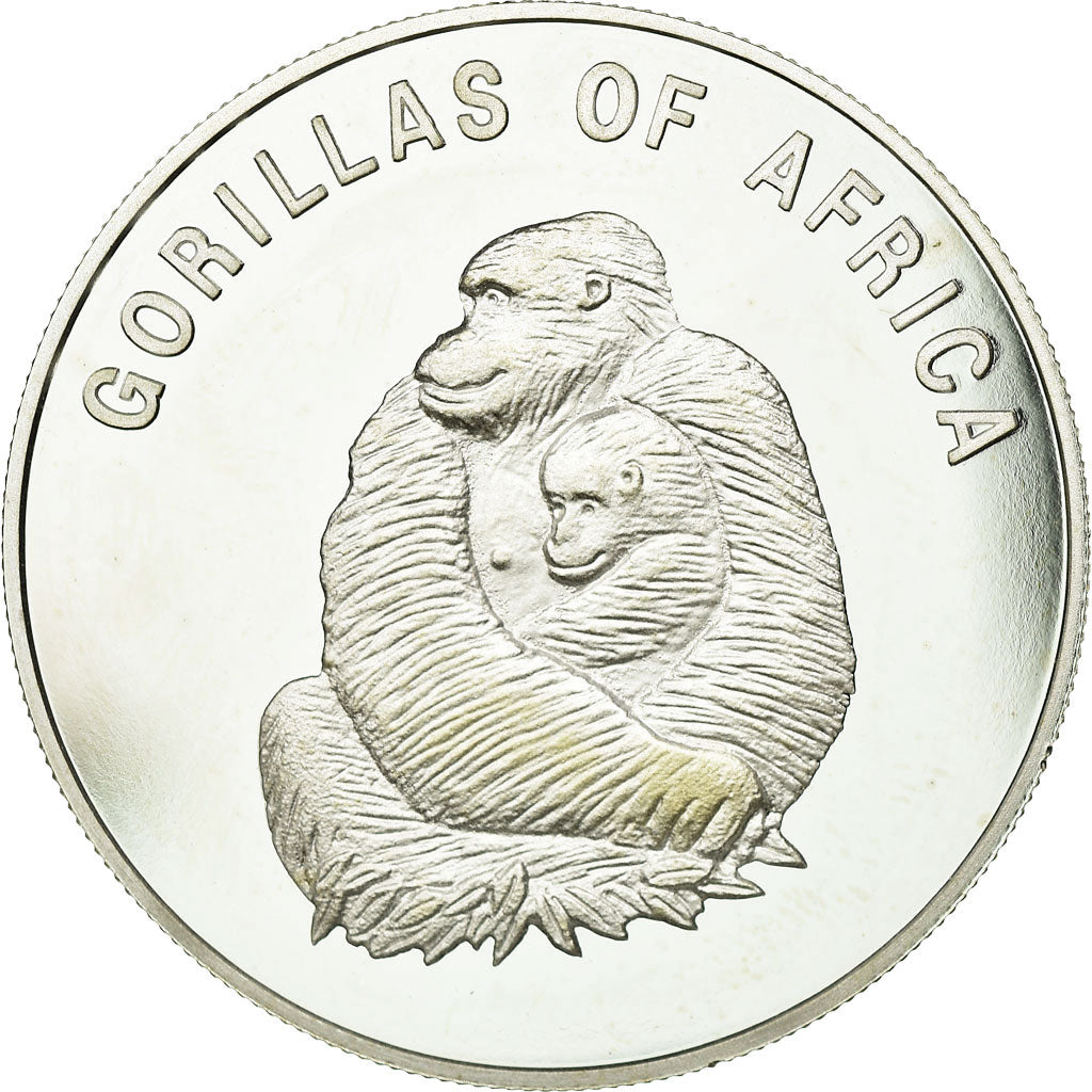 Coin, Uganda, 1000 Shillings, 2003, MS(60-62), Silver Plated Bronze, KM:104