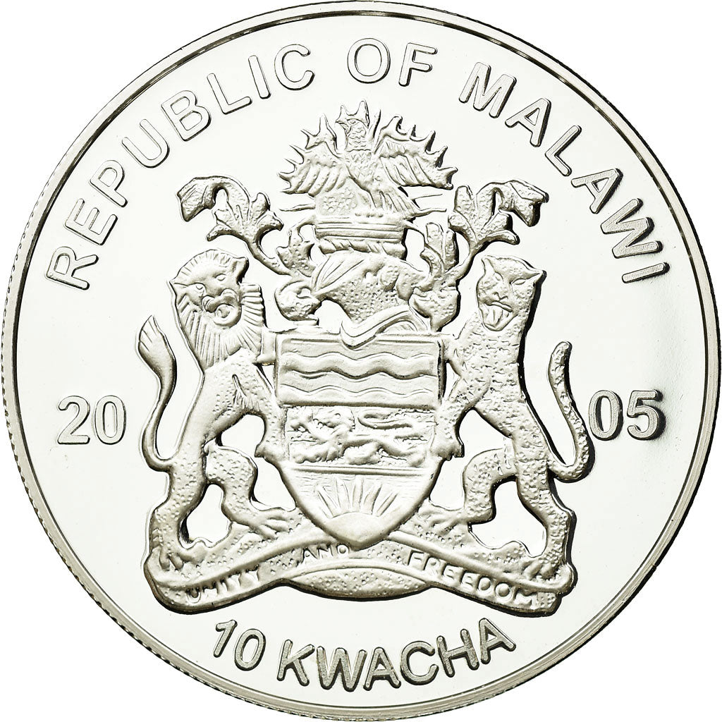 Monnaie, Malawi, 10 Kwacha, 2005, FDC, Copper-nickel, KM:81