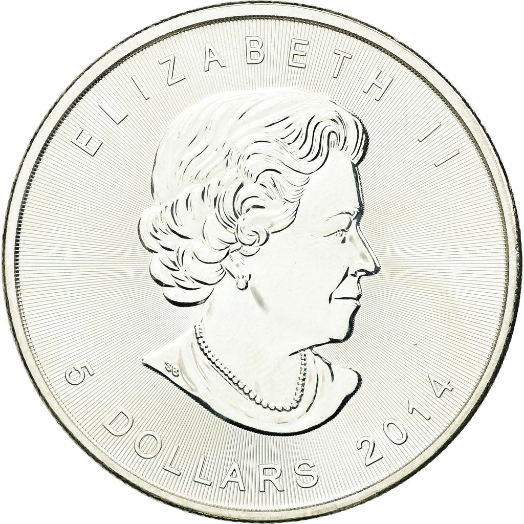 Coin, Canada, 5 Dollars, 2014, Royal Canadian Mint, MS(60-62), Silver, KM:1601