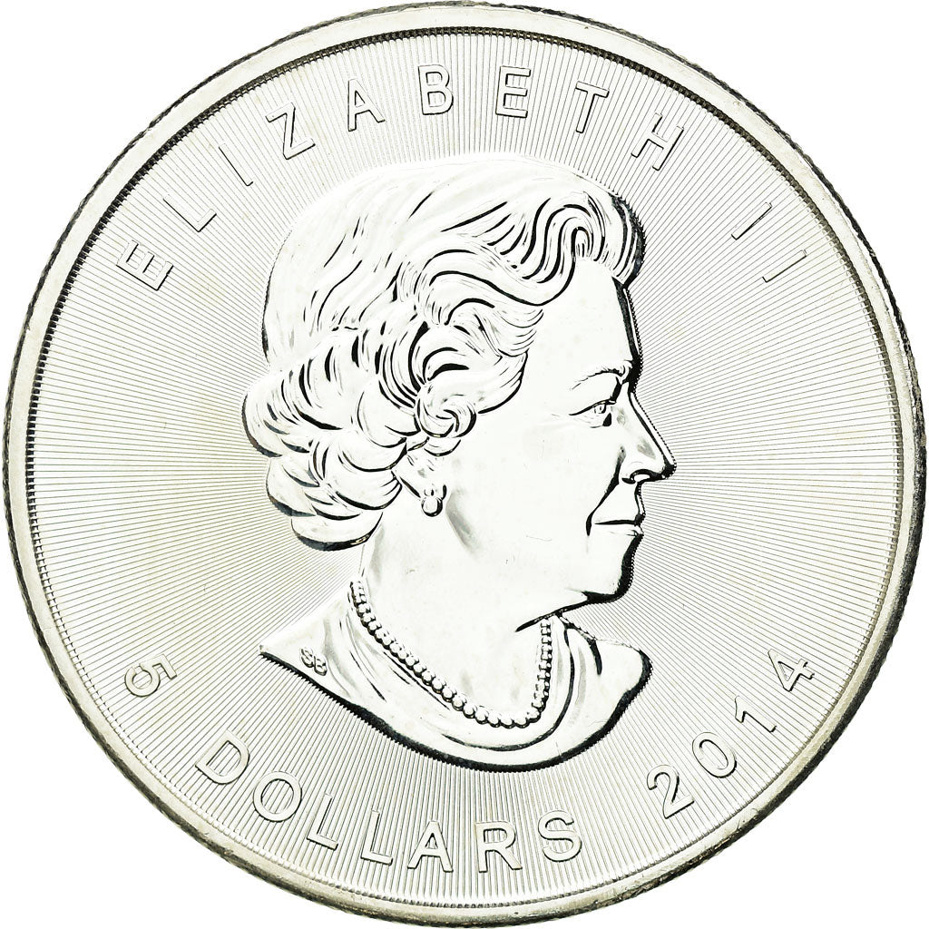 Coin, Canada, 5 Dollars, 2014, Royal Canadian Mint, MS(60-62), Silver, KM:1601