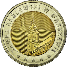 Moeda, Polónia, 5 Zlotych, 2014, Warsaw, MS(63), Bimetálico, KM:913