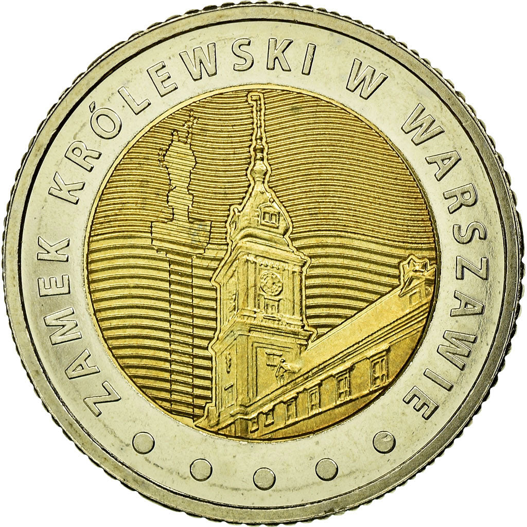 Coin, Poland, 5 Zlotych, 2014, Warsaw, MS(63), Bi-Metallic, KM:913