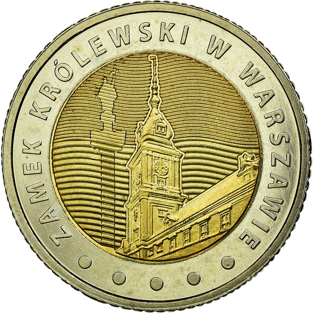Coin, Poland, 5 Zlotych, 2014, Warsaw, MS(63), Bi-Metallic, KM:913