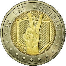 Moneta, Polonia, 5 Zlotych, 2014, Warsaw, SPL, Bi-metallico, KM:904