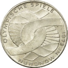 Coin, GERMANY - FEDERAL REPUBLIC, 10 Mark, 1972, Munich, EF(40-45), Silver