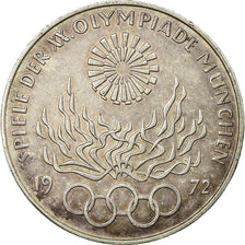 Coin, GERMANY - FEDERAL REPUBLIC, 10 Mark, 1972, Munich, EF(40-45), Silver