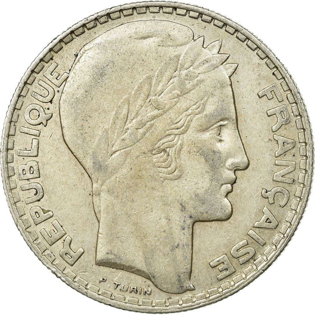 Coin, France, Turin, 20 Francs, 1933, Paris, EF(40-45), Silver, KM:879
