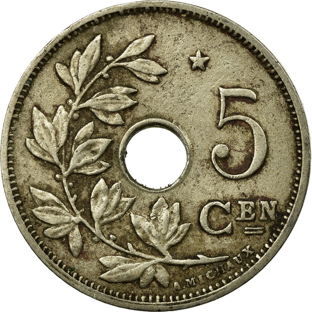 Coin, Belgium, 5 Centimes, 1930, VF(30-35), Nickel-brass, KM:94