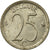 Münze, Belgien, 25 Centimes, 1968, Brussels, S+, Copper-nickel, KM:153.1