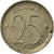 Münze, Belgien, 25 Centimes, 1970, Brussels, S+, Copper-nickel, KM:153.1