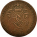 Moneta, Belgia, Leopold I, 2 Centimes, 1856, VF(20-25), Miedź, KM:4.2
