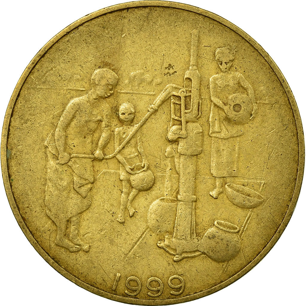 Monnaie, West African States, 10 Francs, 1999, Paris, TB+, Aluminum-Bronze