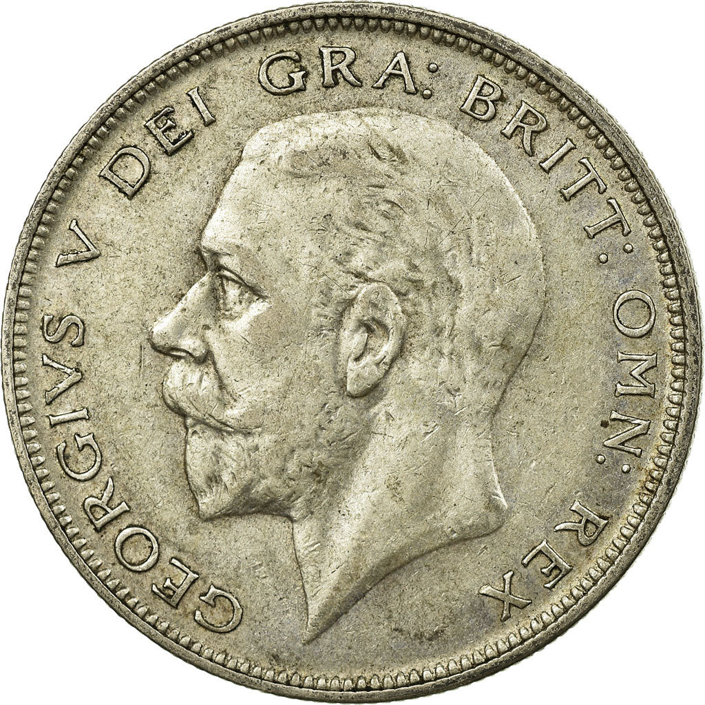 Coin, Great Britain, George V, 1/2 Crown, 1933, EF(40-45), Silver, KM:835