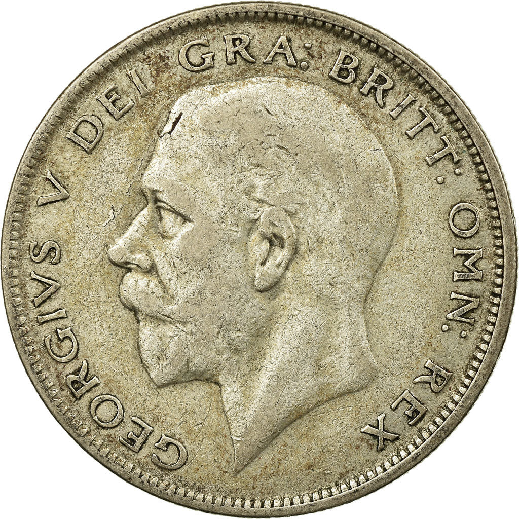 Coin, Great Britain, George V, 1/2 Crown, 1928, VF(30-35), Silver, KM:835