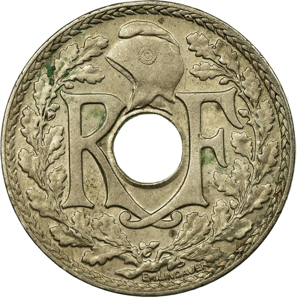 Munten, Frankrijk, Lindauer, 10 Centimes, 1939, Paris, ZF, Nickel-Bronze