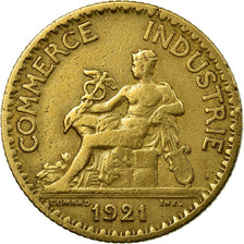 Coin, France, Chambre de commerce, Franc, 1921, Paris, VF(30-35)
