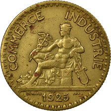 Coin, France, Chambre de commerce, 2 Francs, 1925, Paris, EF(40-45)
