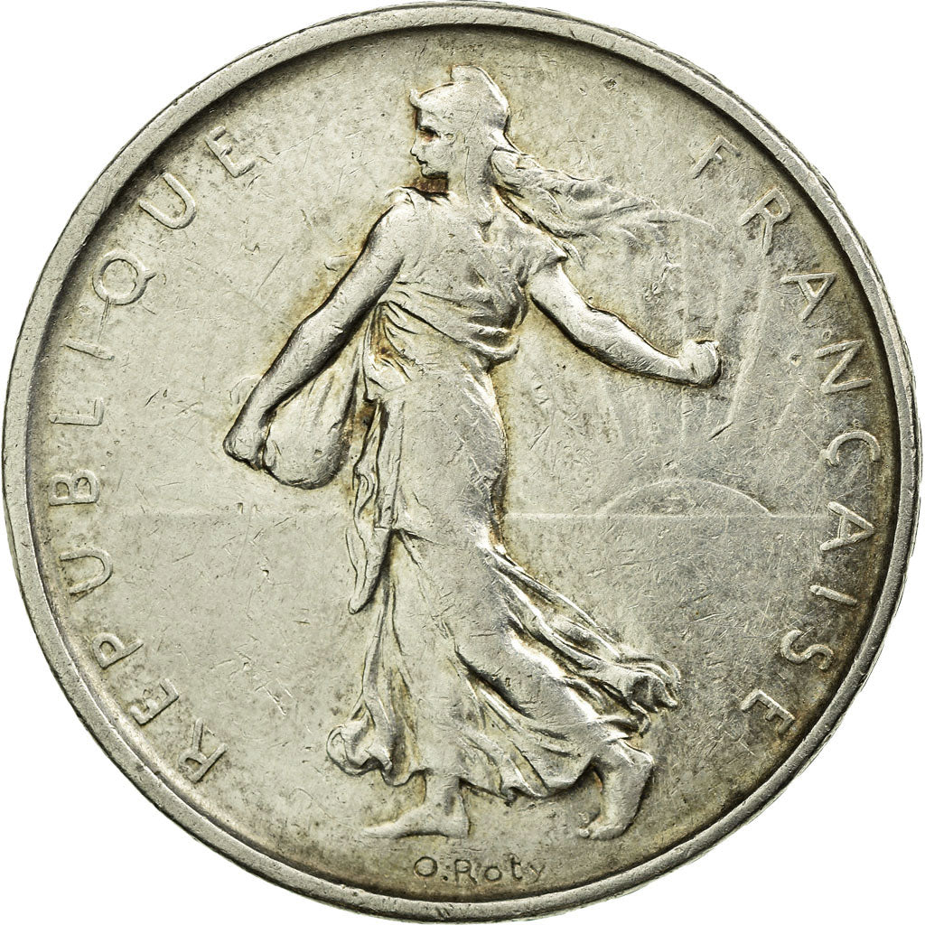 Münze, Frankreich, Semeuse, 5 Francs, 1962, Paris, SS, Silber, KM:926