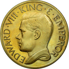 United Kingdom , Medal, 1936, MS(63), Gold coloured copper