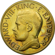 United Kingdom , Medal, 1936, MS(63), Gold coloured copper