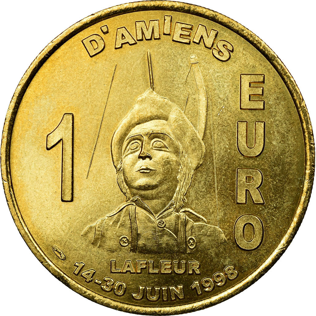 Francja, Euro, Amiens - Lafleur - Juin 1998, 1998, EF(40-45), Miedzionikiel