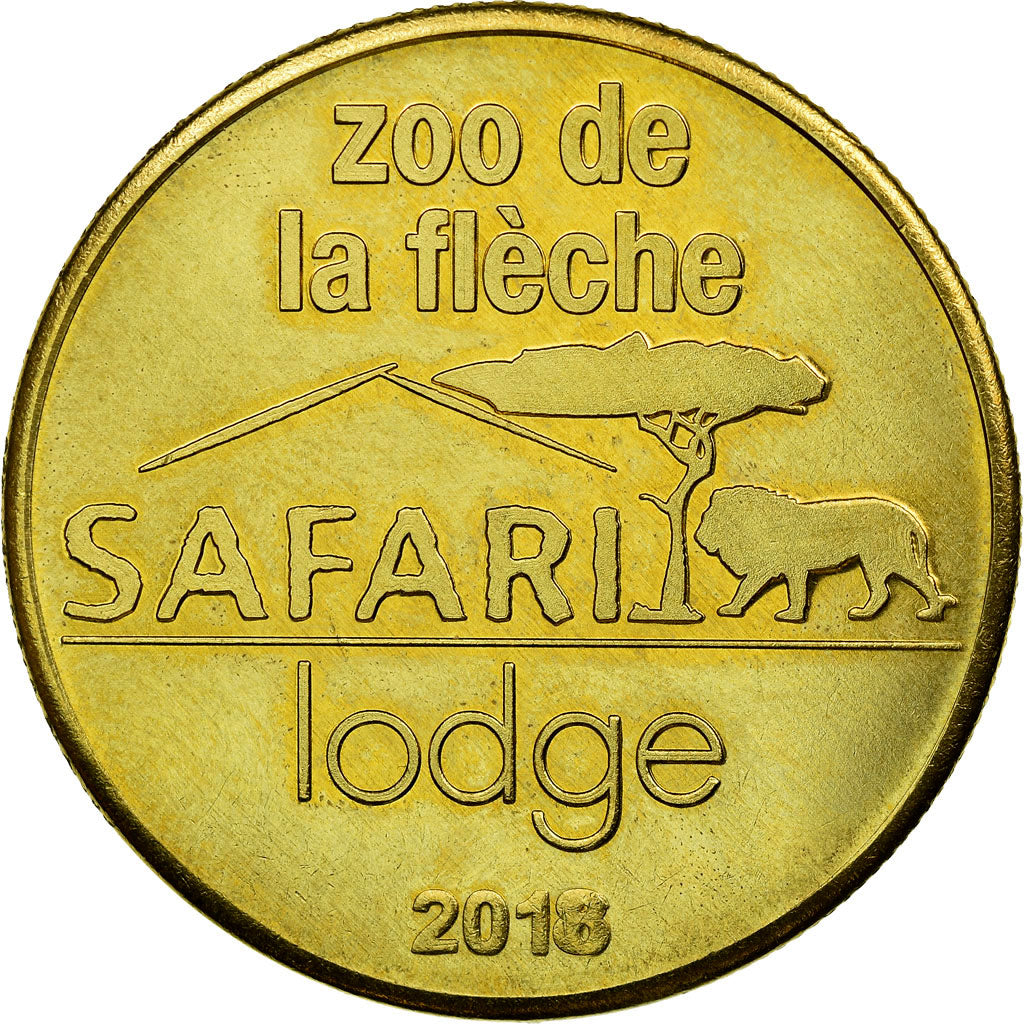 France, Token, Touristic token, Zoo de la Flèche - Safari Lodge - Panda roux