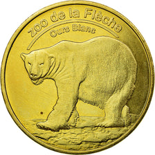 Francia, Token, Touristic token, Zoo de la Flèche - Safari Lodge - Ours Blanc