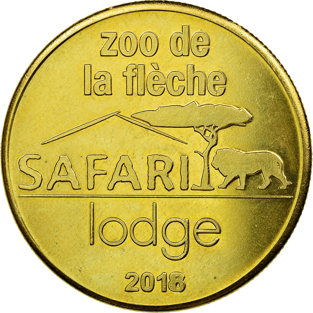 Francia, Token, Touristic token, Zoo de la Flèche - Safari Lodge - Ours Blanc