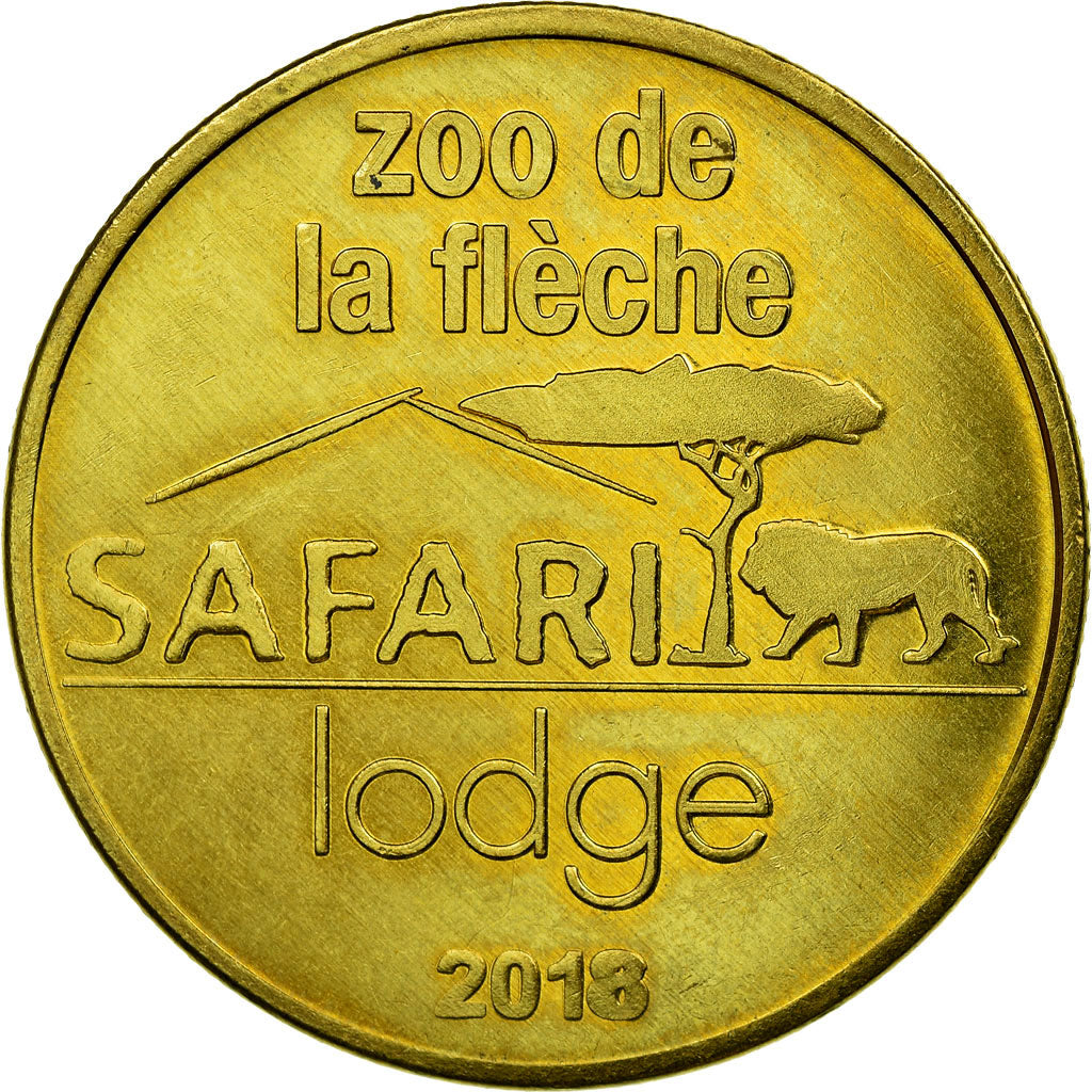 France, Jeton, Jeton Touristique, Zoo de la Flèche - Safari Lodge - Tigre
