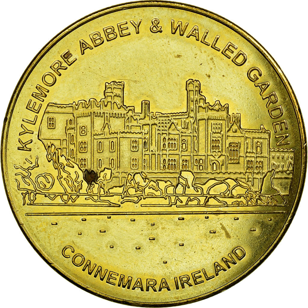 Ireland, Token, Touristic token, Connemara Ireland - Lylemore Abbey & walled