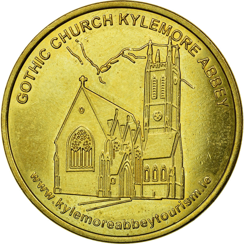 Ireland, Token, Touristic token, Connemara Ireland - Lylemore Abbey & walled