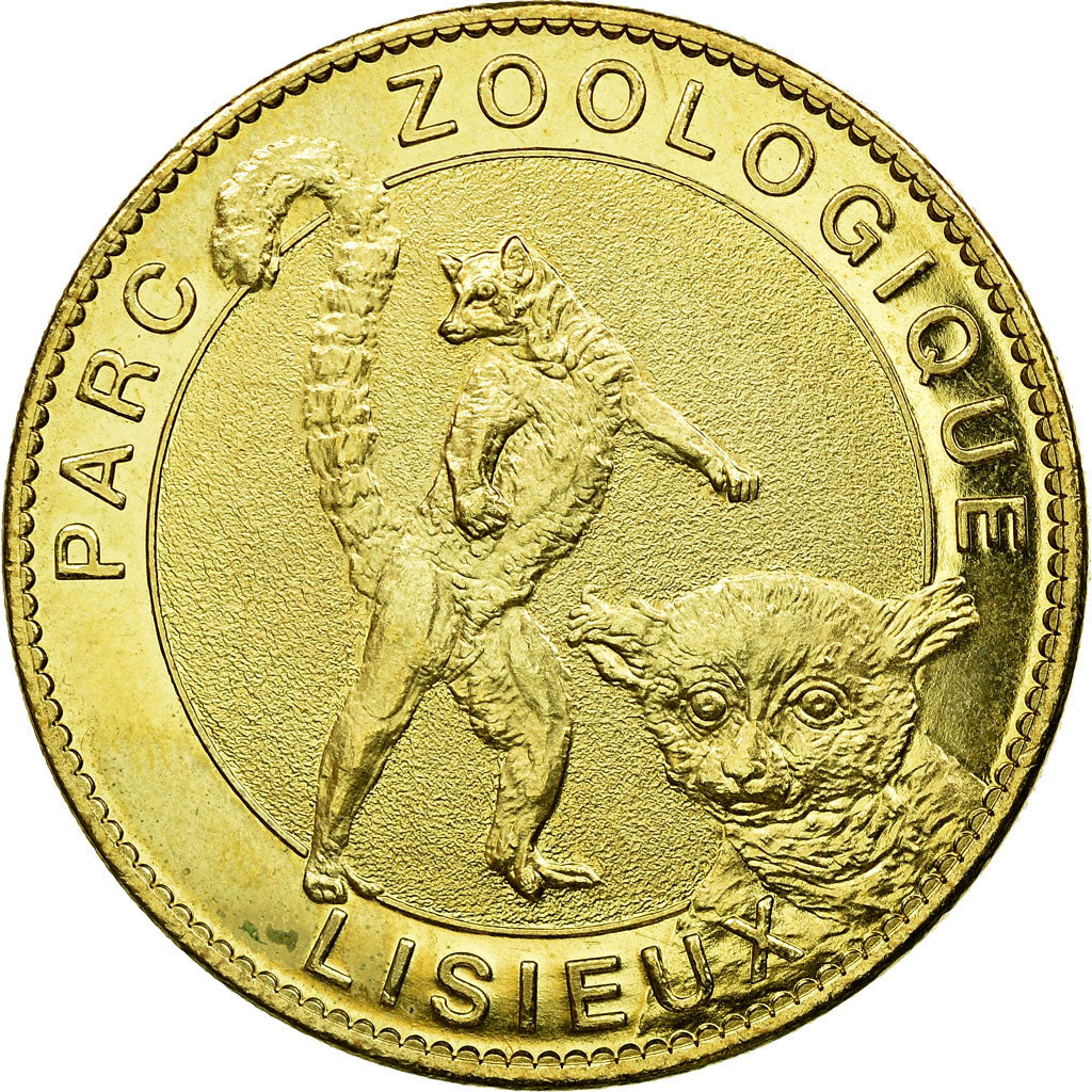 Frankreich, Token, Touristic token, Lisieux -Parc  Zoologique - Lémuriens