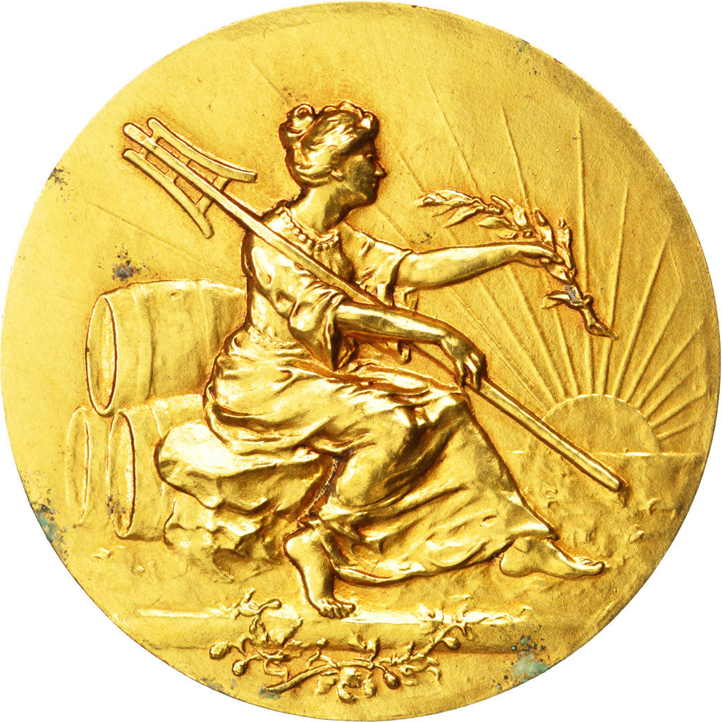 France, Medal, French Fifth Republic, Business & industry, AU(50-53), Bronze
