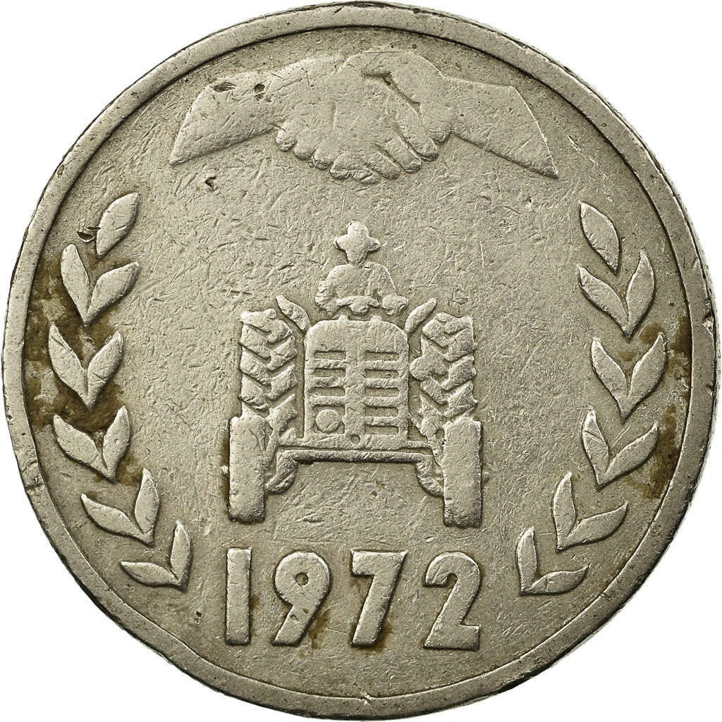 Coin, Algeria, Dinar, 1972, Paris, VF(30-35), Copper-nickel, KM:104.2