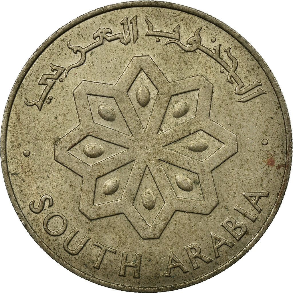 Coin, SOUTH ARABIA, 50 Fils, 1964, VF(30-35), Copper-nickel, KM:4