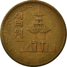 Coin, KOREA-SOUTH, 10 Won, 1970, VF(30-35), Bronze, KM:6