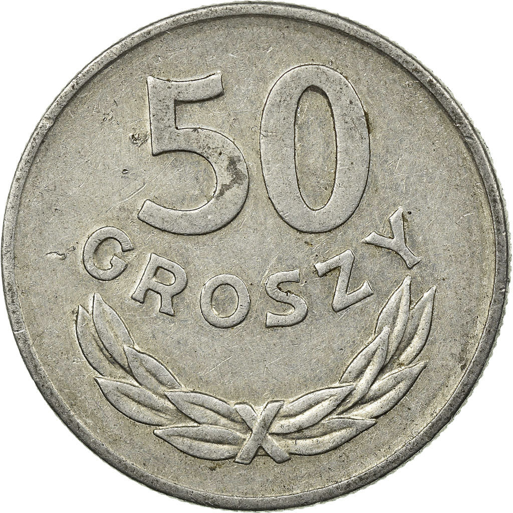 Moeda, Polónia, 50 Groszy, 1978, Warsaw, VF(30-35), Alumínio, KM:48.1