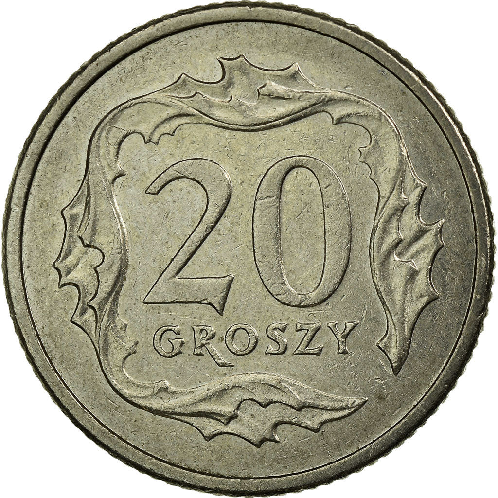 Moneta, Polonia, 20 Groszy, 1999, Warsaw, BB, Rame-nichel, KM:280
