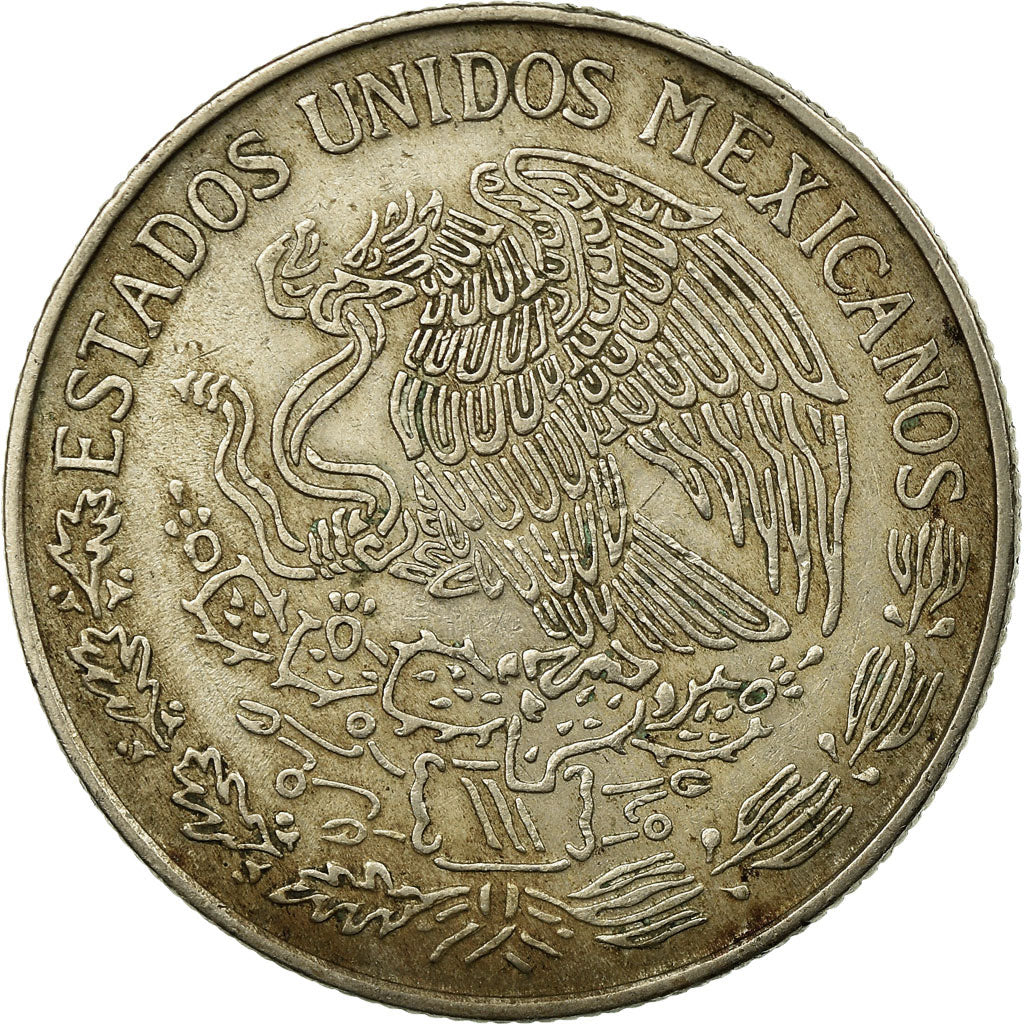 Moneta, Mexico, Peso, 1970, Mexico City, VF(30-35), Miedź-Nikiel, KM:460