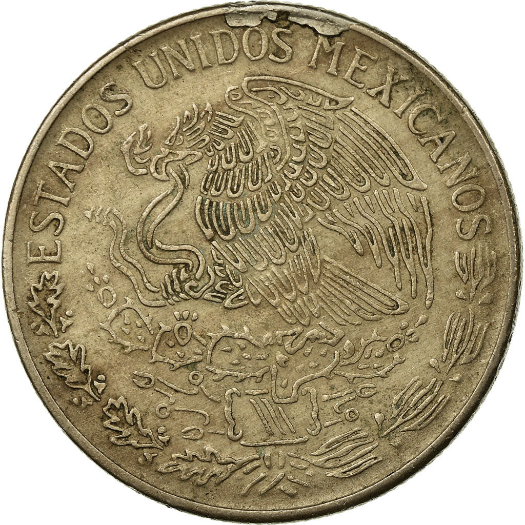 Moneta, Mexico, Peso, 1971, Mexico City, VF(30-35), Miedź-Nikiel, KM:460